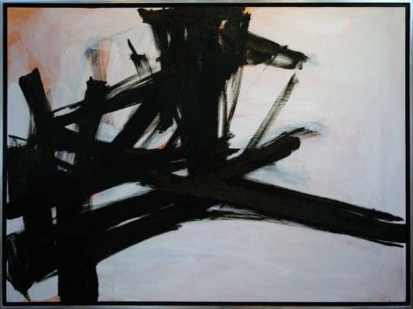 Black Stripes #5 -62″w x 46″h