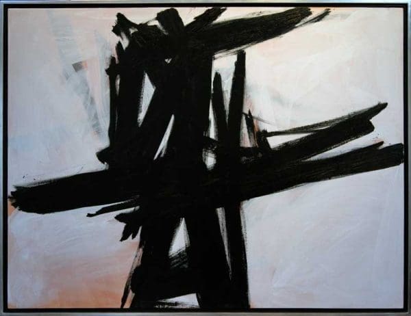 Black Stripes #7-58″w x 44″h
