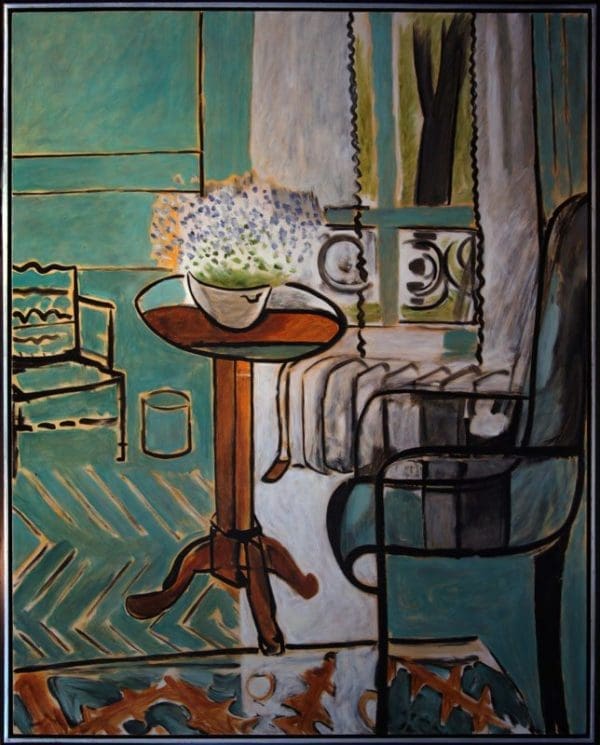 Green Chair (after Matisse)-48″w x 60″h
