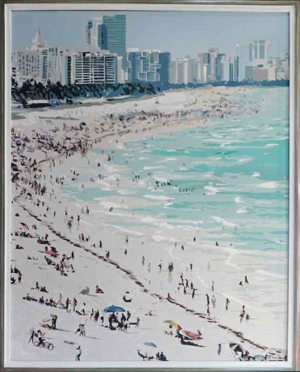 Modern Landscape (Beach #8)-39″w x 48″h