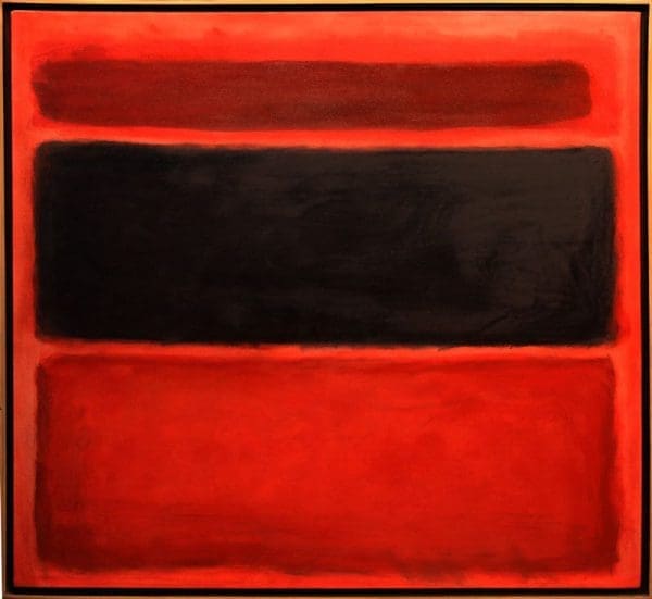 Red Clouds- 42″w x 46″h