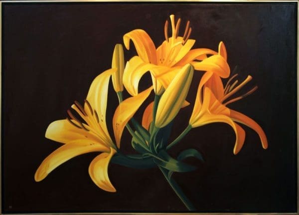 Yellow Water Lilly #2-60″w x 43″h