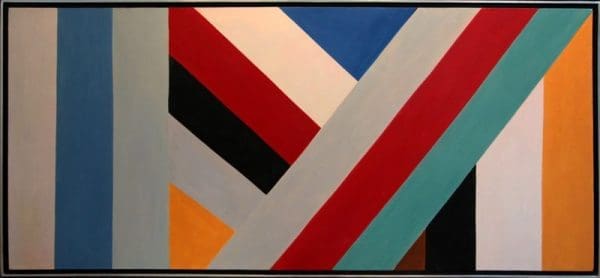 Stripes #7-73″w x 33″h