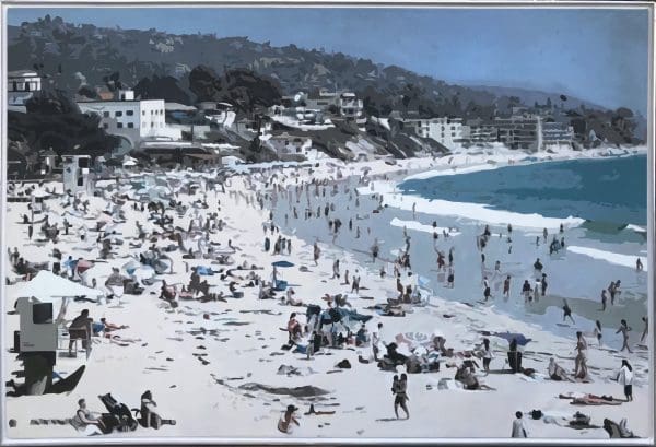 Beaches #9- 75″w x 49″h