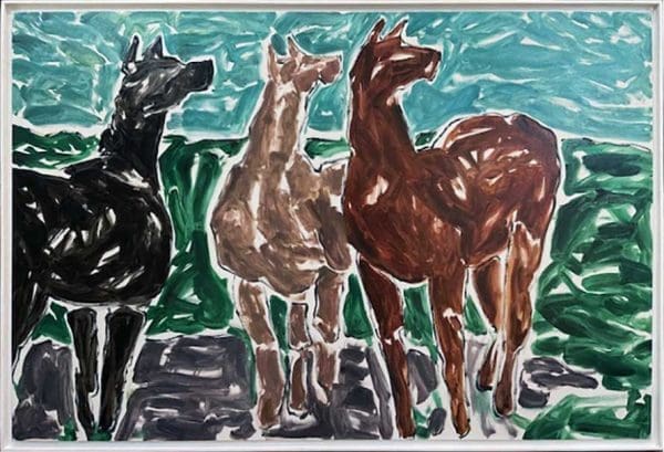 Horses- 50″w x 34″h