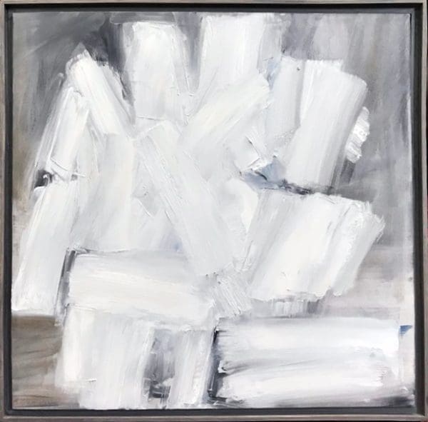 White Stripes #4- 28″w x 28″h