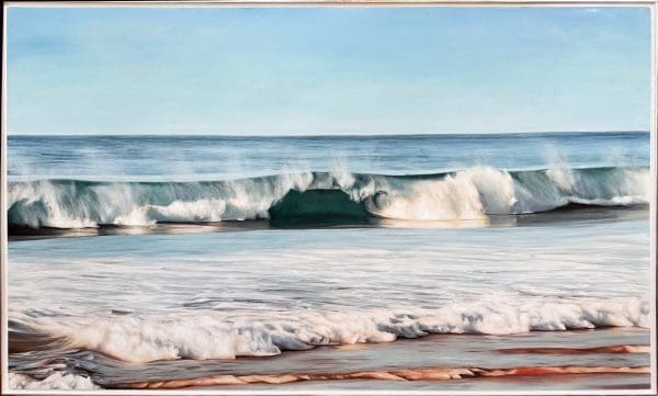 Waves-  80″w x 48″h