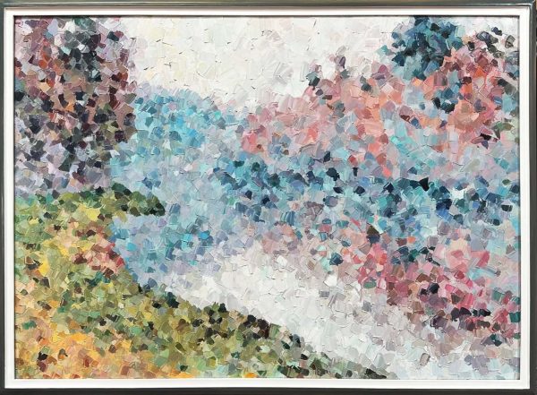 Crystal Landscape #12- 48″w x 35″h