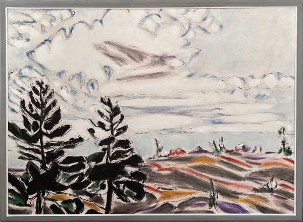 Snowy Landscape (a.Milne)- 60″w x 43″h
