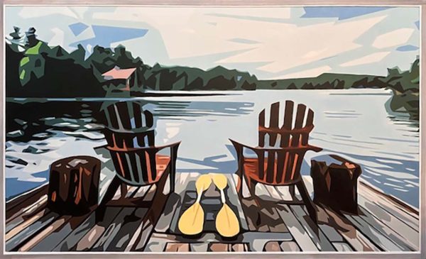 Muskoka #12- 76″w x 45″h