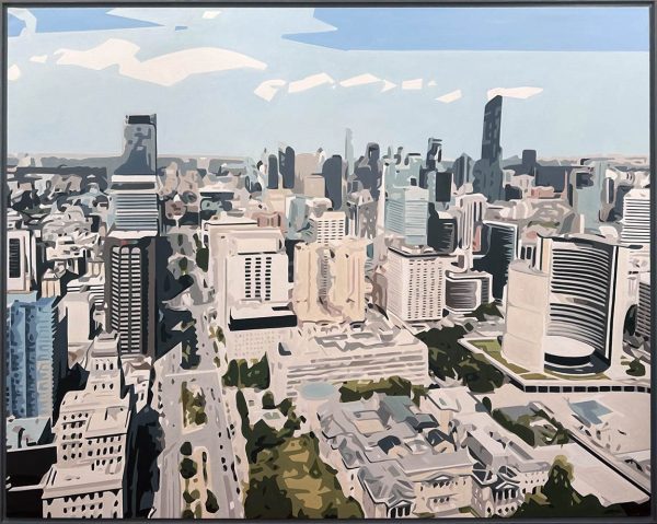 Modern Cityscape #26-73″w x 58″h