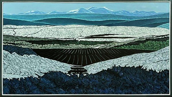 Mountains #3 (a.Eyre)- 72″w x 41″h